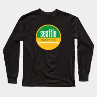 seattle supersonics basketball Long Sleeve T-Shirt